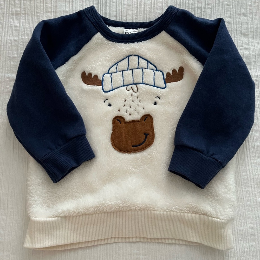 Carters sweatshirt. 18 months. Good to excellent condition